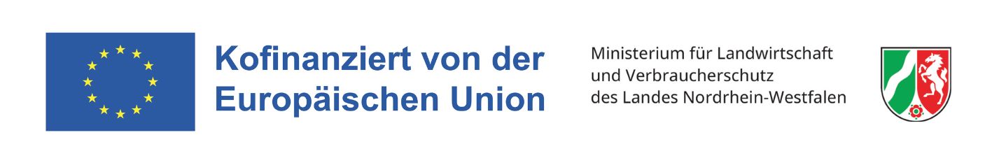 Kofinanziert von der Europäischen Union und dem Ministerium für Landwirtschaft und Verbraucherschutz des Landes Nordrhein-Westfalen